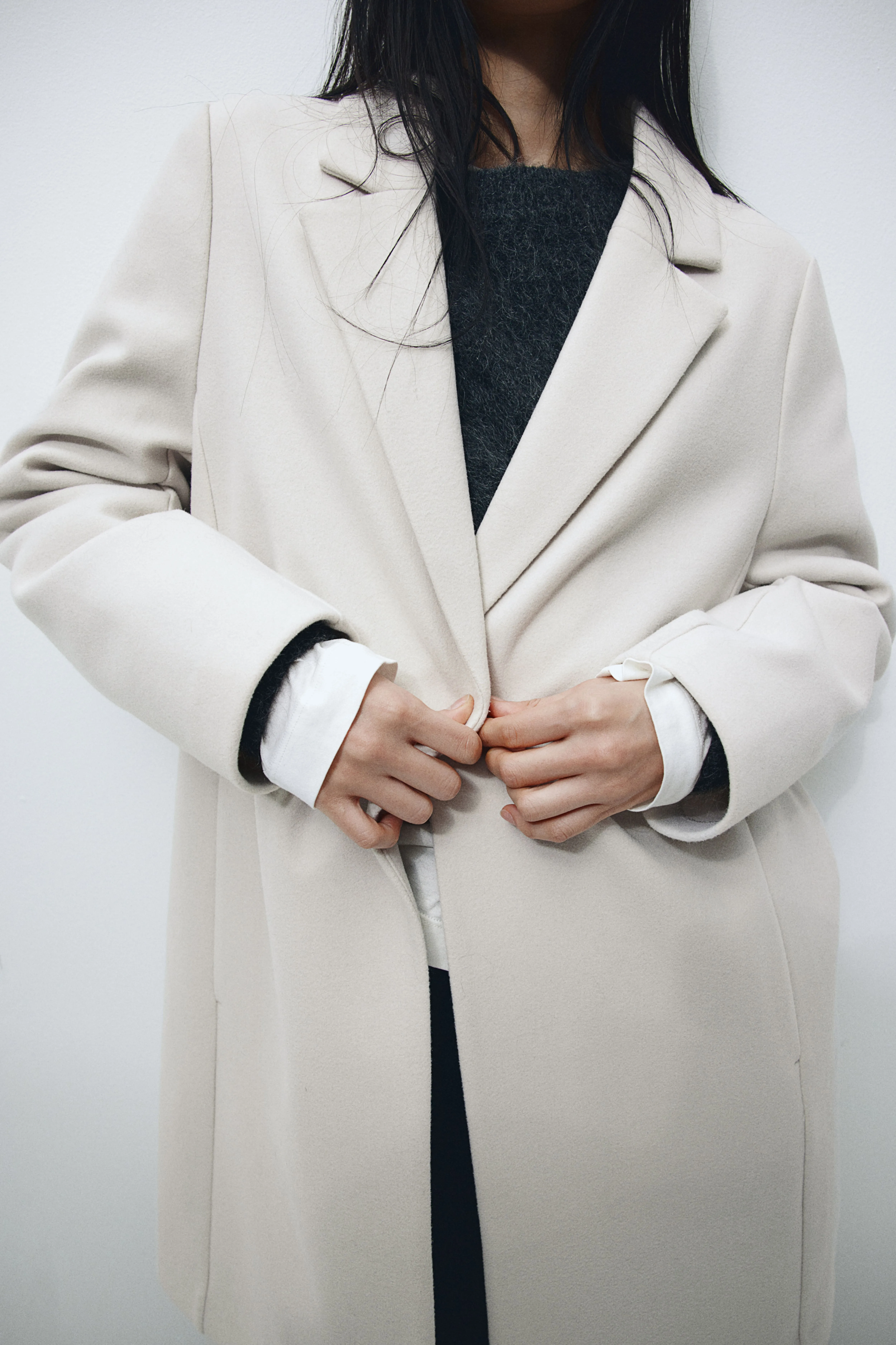 Cappotto monopetto