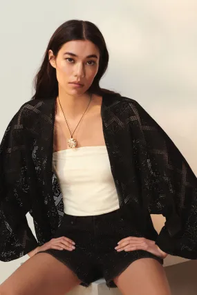 Cardigan estivo all'uncinetto