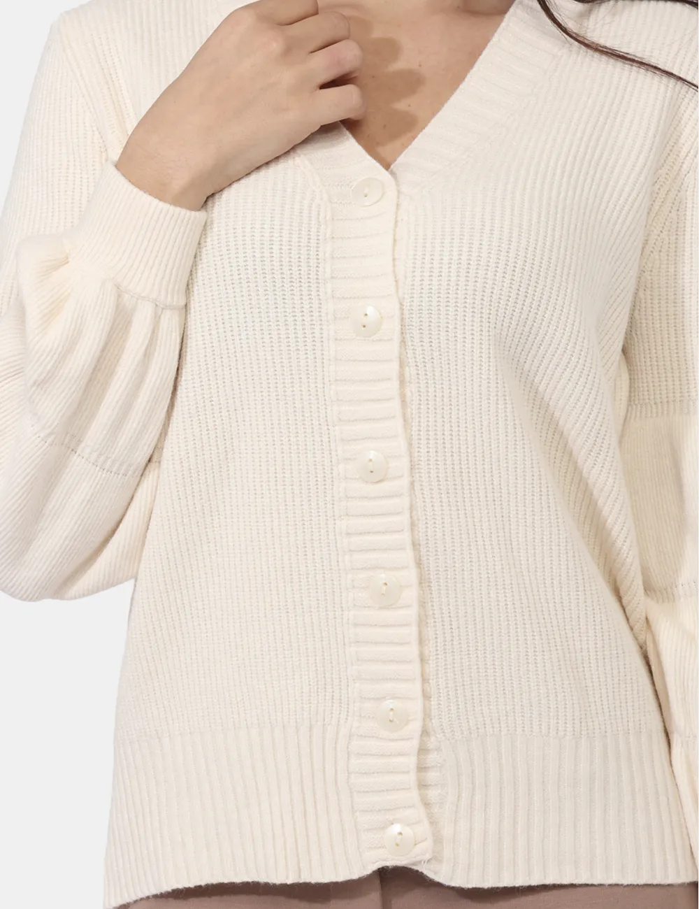 Cardigan Fracomina Panna