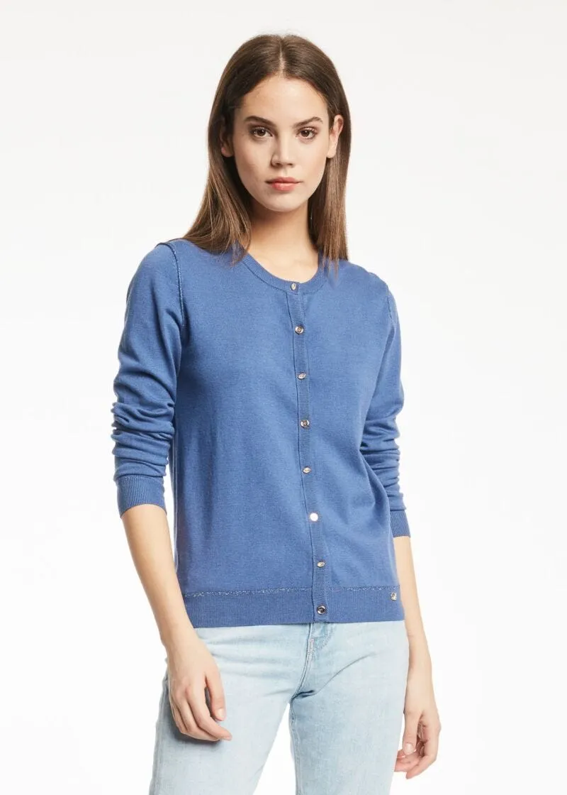 Cardigan in viscosa
