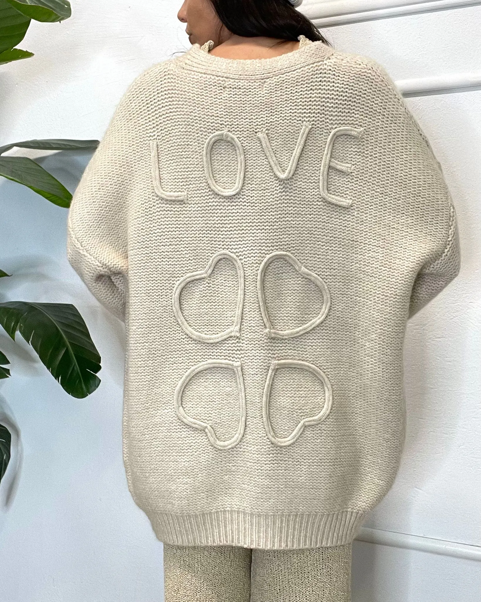 CARDIGAN LOVE 199 beige