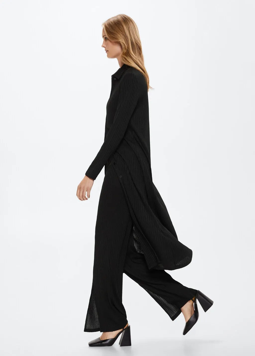 Cardigan lungo coste
