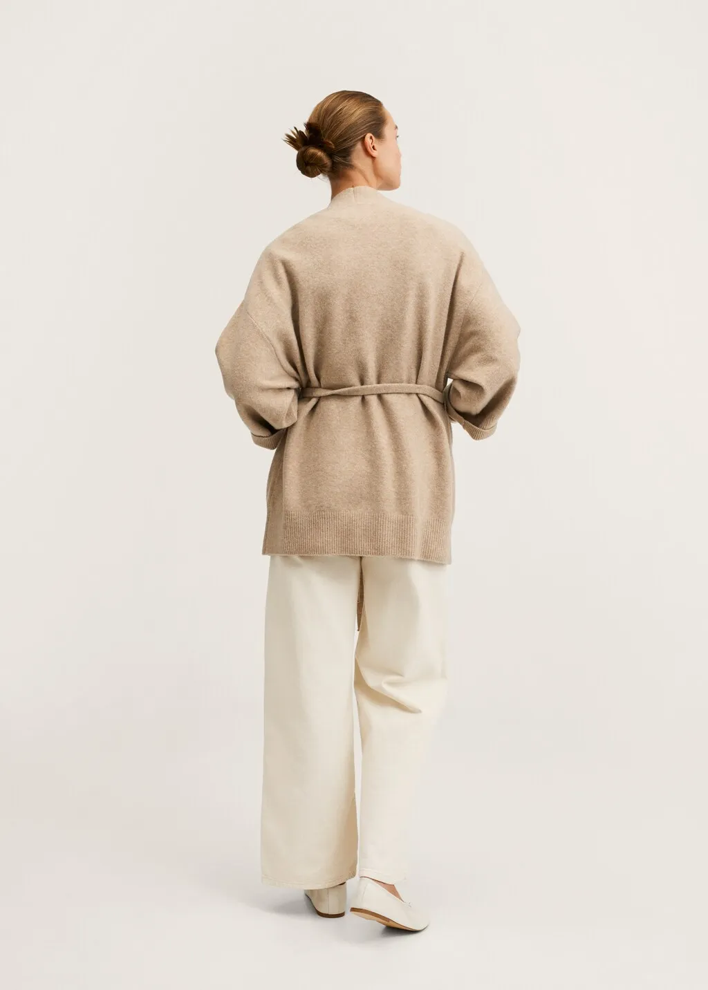 Cardigan maglia cintura