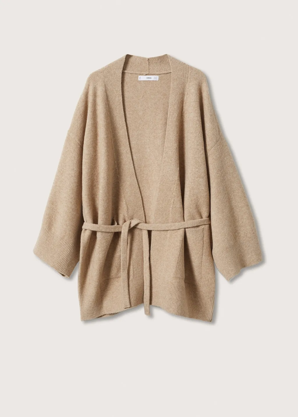 Cardigan maglia cintura