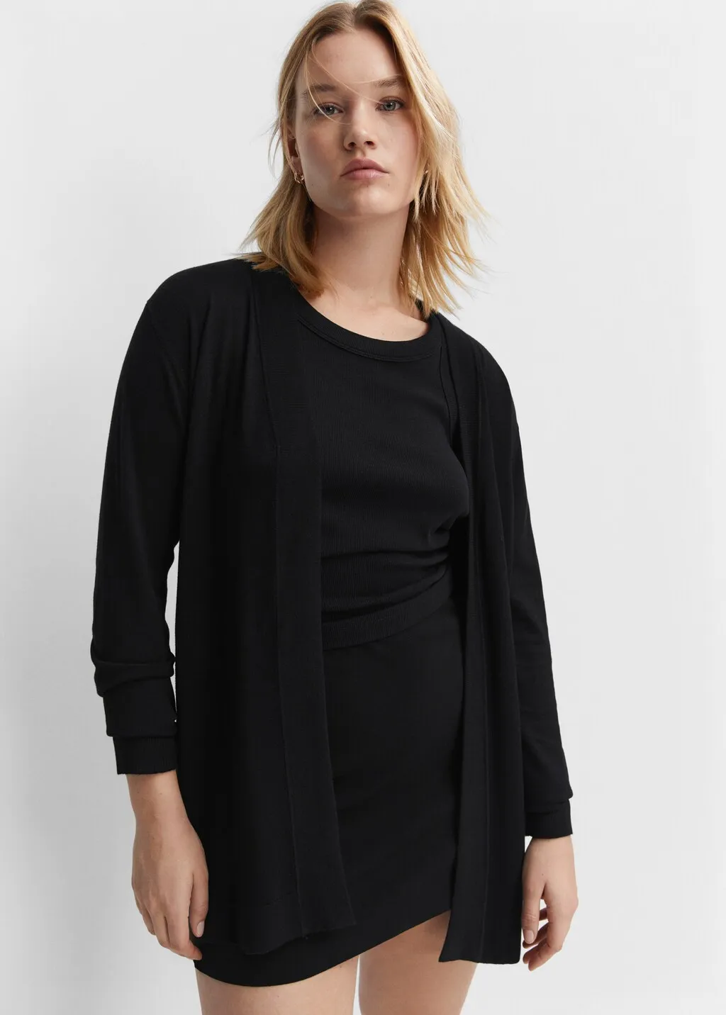 Cardigan maglia sottile