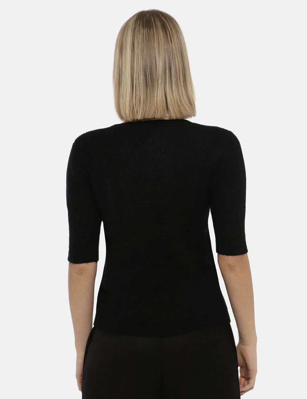 Cardigan Maison du Cachemire nero