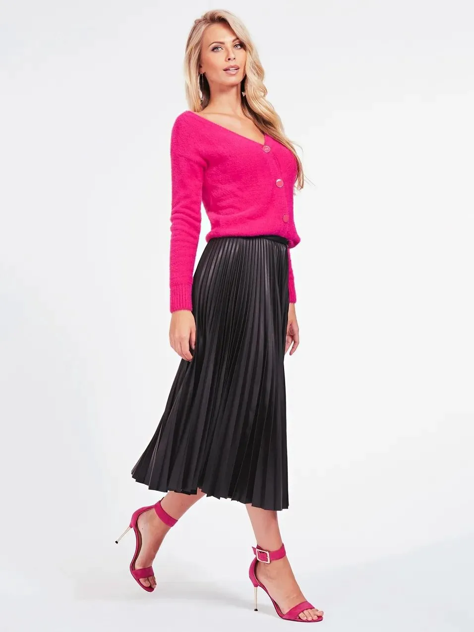 Cardigan scollo a v