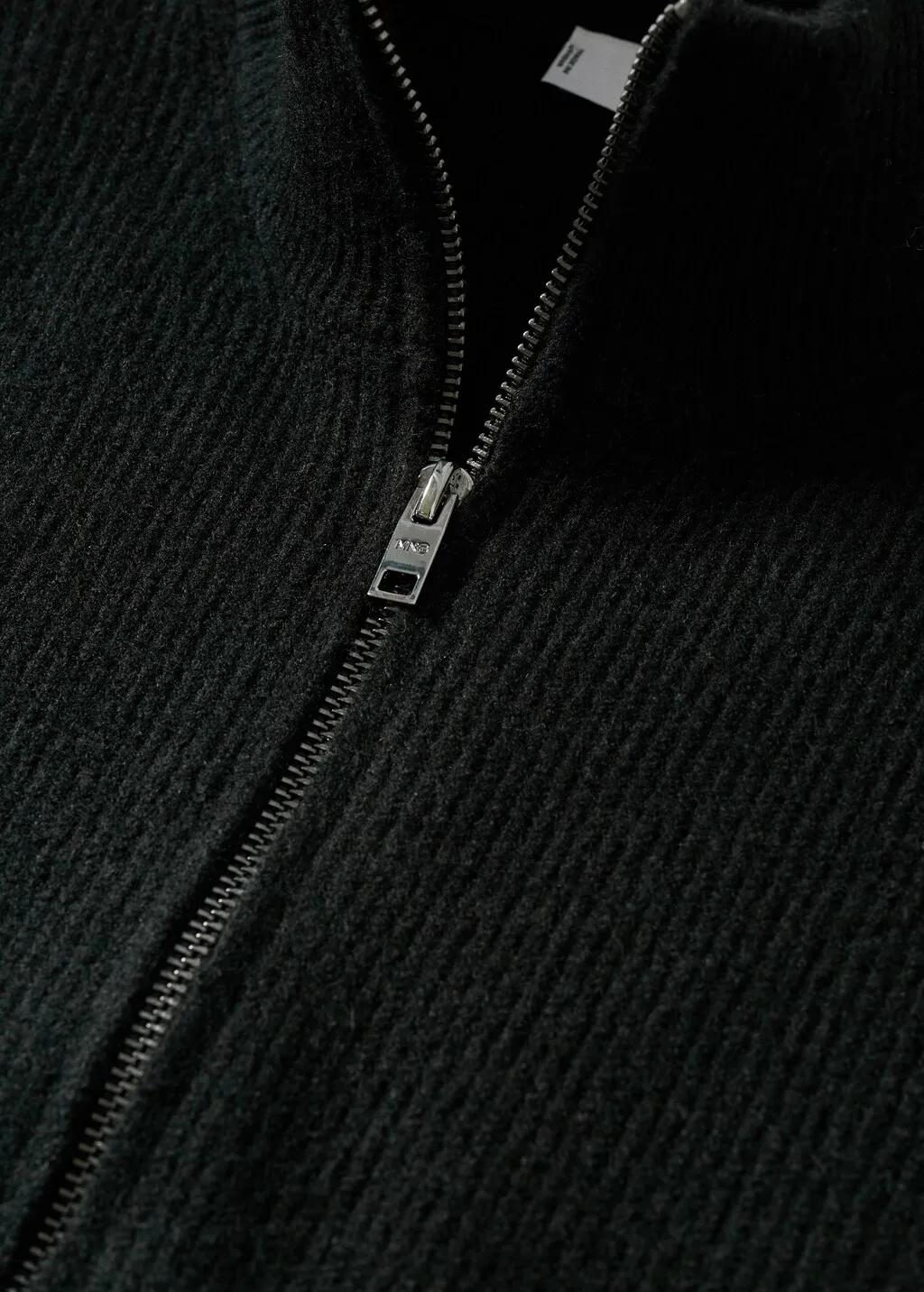 Cardigan struttura zip