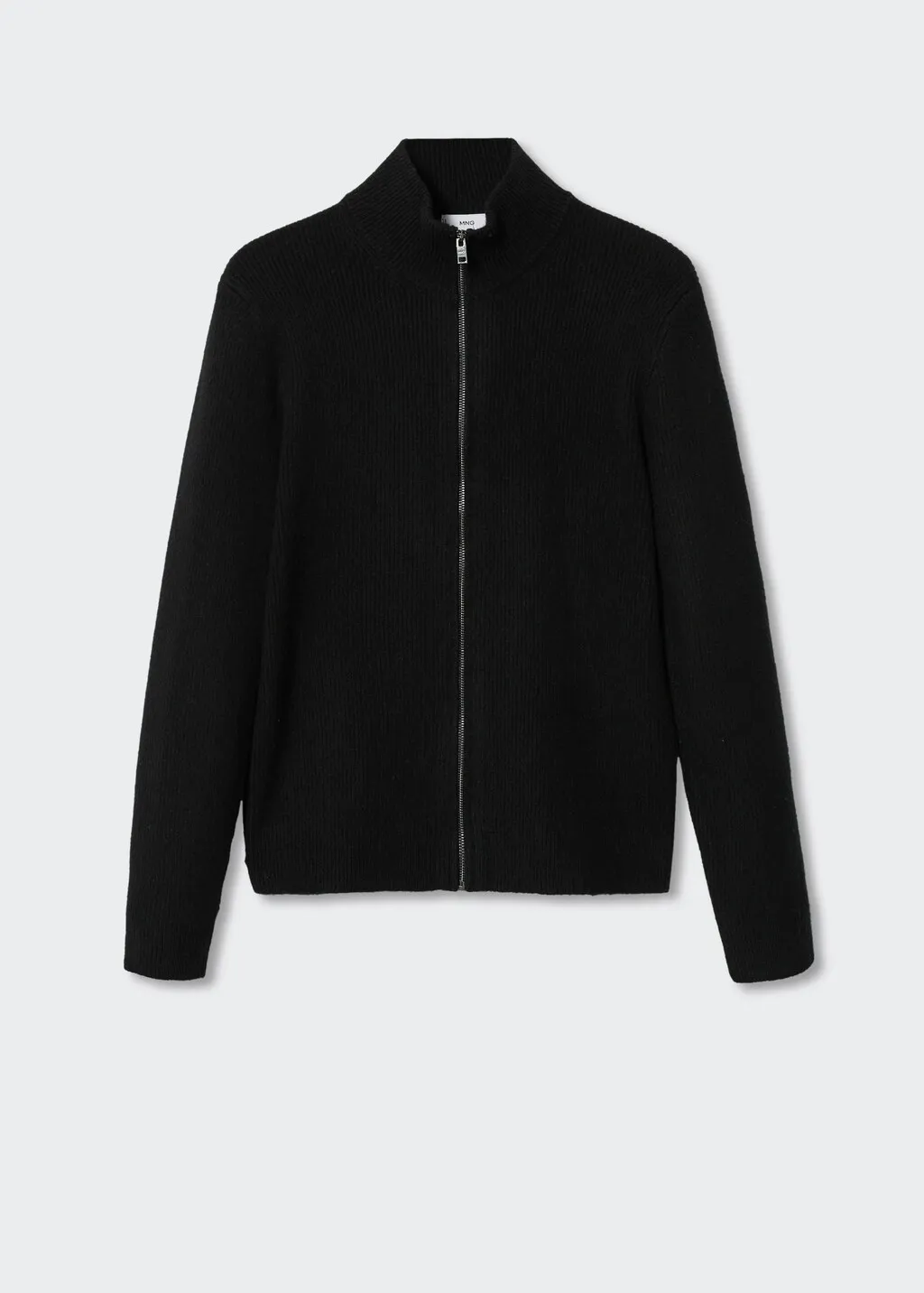 Cardigan struttura zip