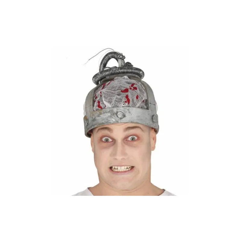 CASCO DA SEDIA ELETTRICA CON LUCI E SUONI ARTICOLI DECORATIVI PER TRAVESTIMENTI DI HALLOWEEN CARNEVALE E PARTY A TEMA