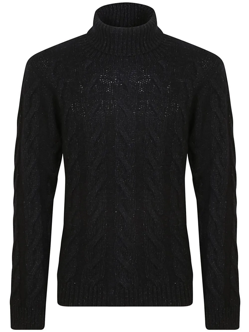 Cenere GB -Dolcevita a trecce vanisè finezza 3 colore nero