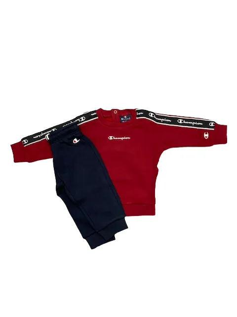 Champion Tuta baby girocollo 306177 RS506 DOX/NNY rosso siena-blu