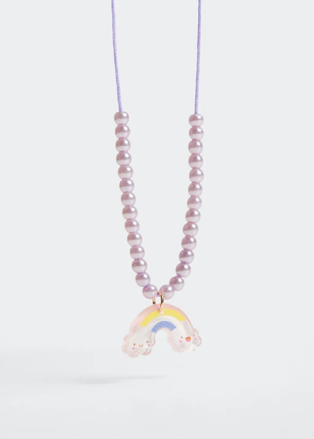 Collana ciondolo arcobaleno