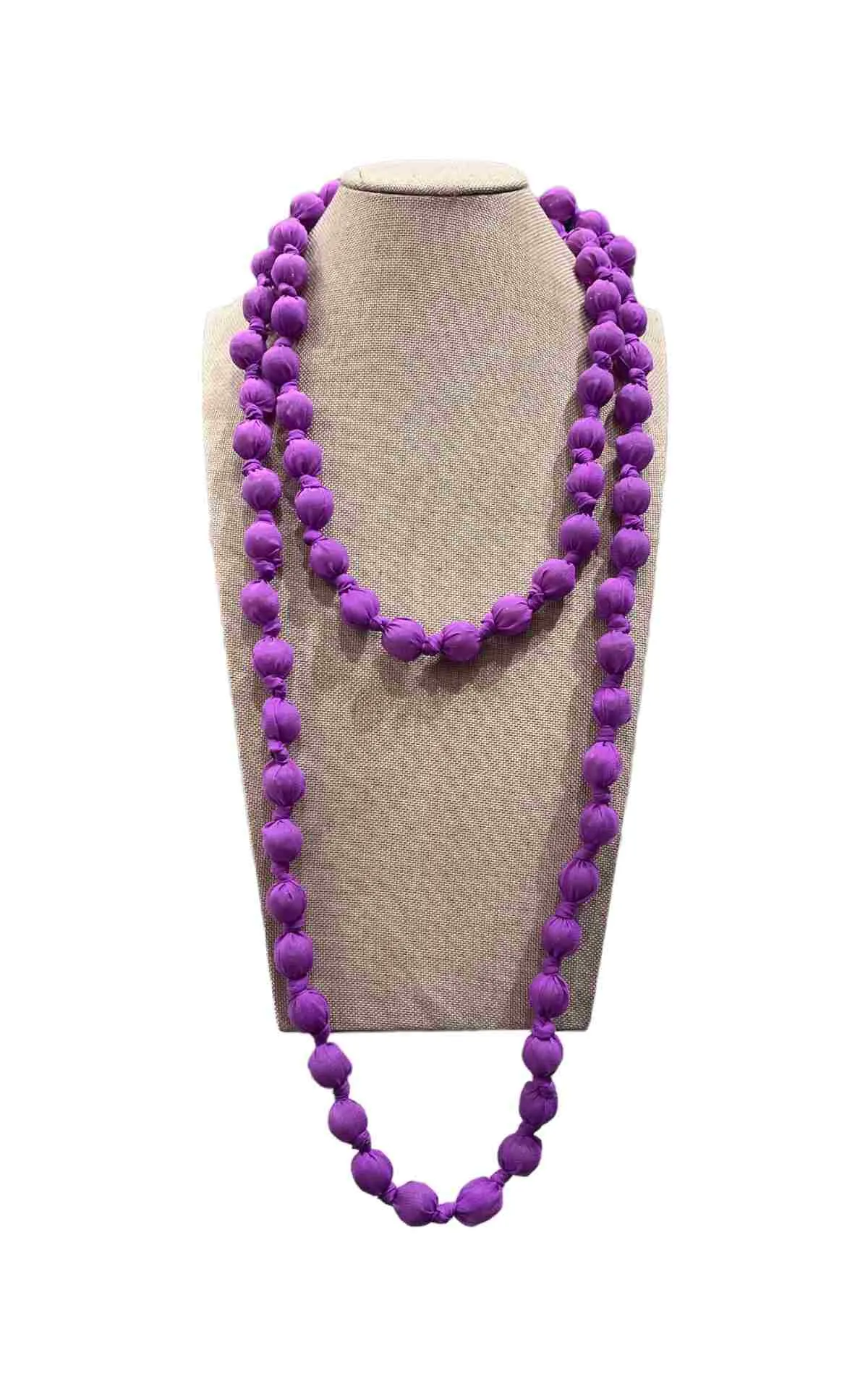 Collana con sfere viola Off-On