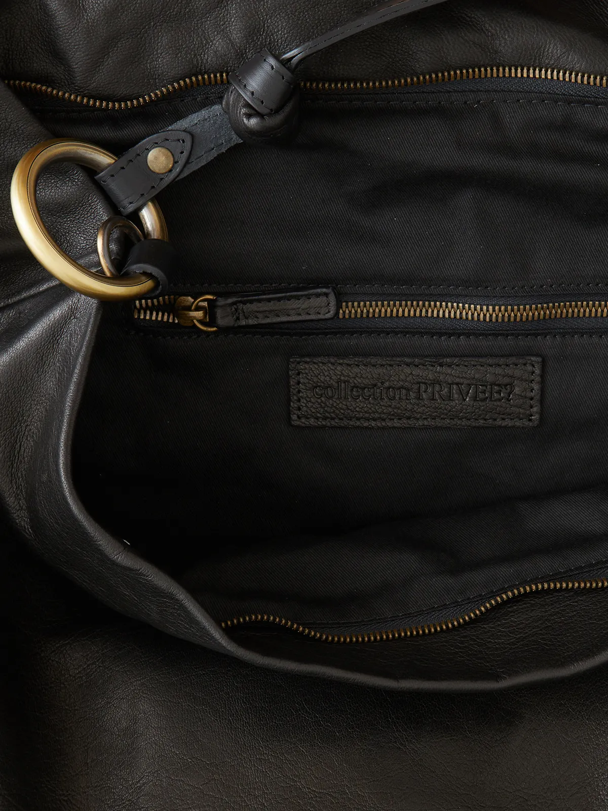 COLLECTION PRIVEE  BORSA A SACCO IN PELLE 