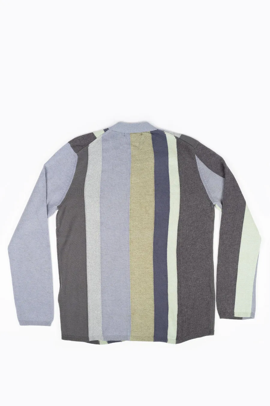 COMME DES GARCONS SHIRT PATCHWORK CARDIGAN BLACK