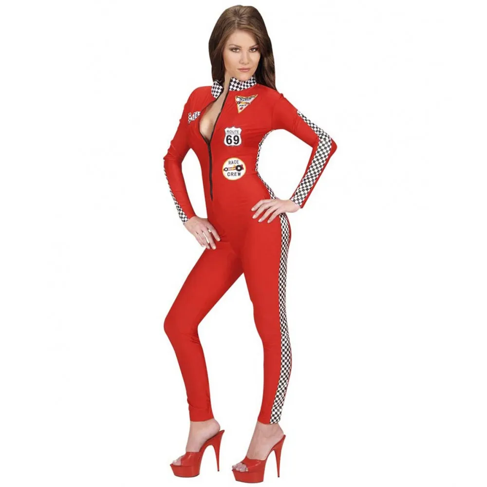 Costume da Pilota Femminile per Feste a Tema e per Feste in Maschera, taglia S