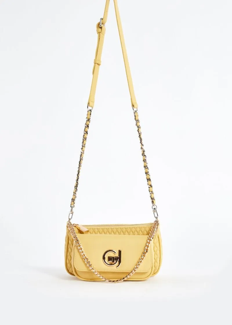 Crossbody in similpelle con pochette