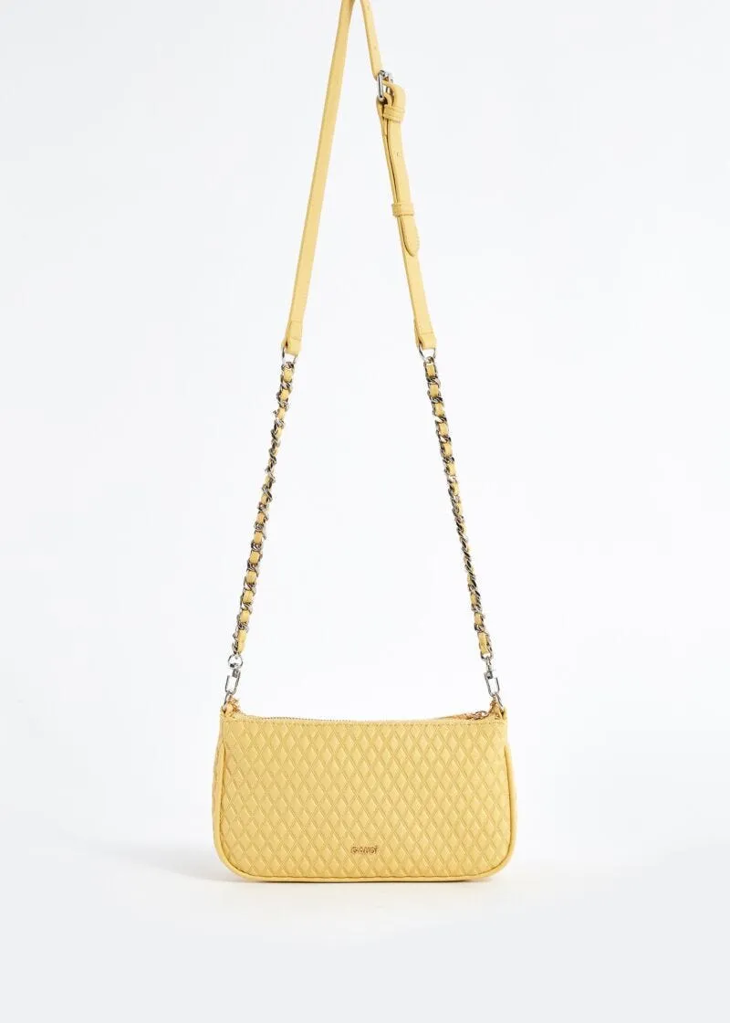 Crossbody in similpelle con pochette