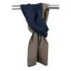 Cuffia a coste con risvolto in puro cashmere – Berretto colore legno