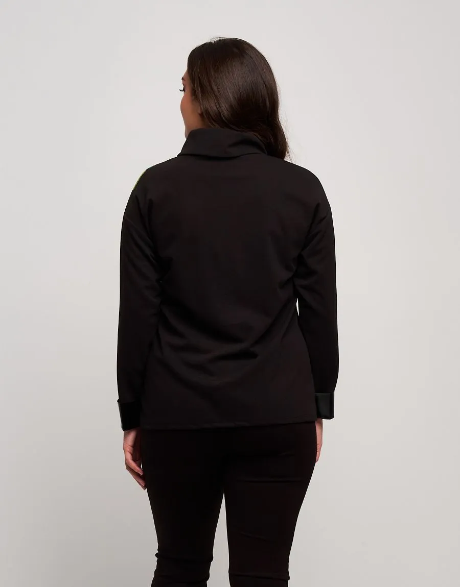 Dolcevita in jacquard fantasia