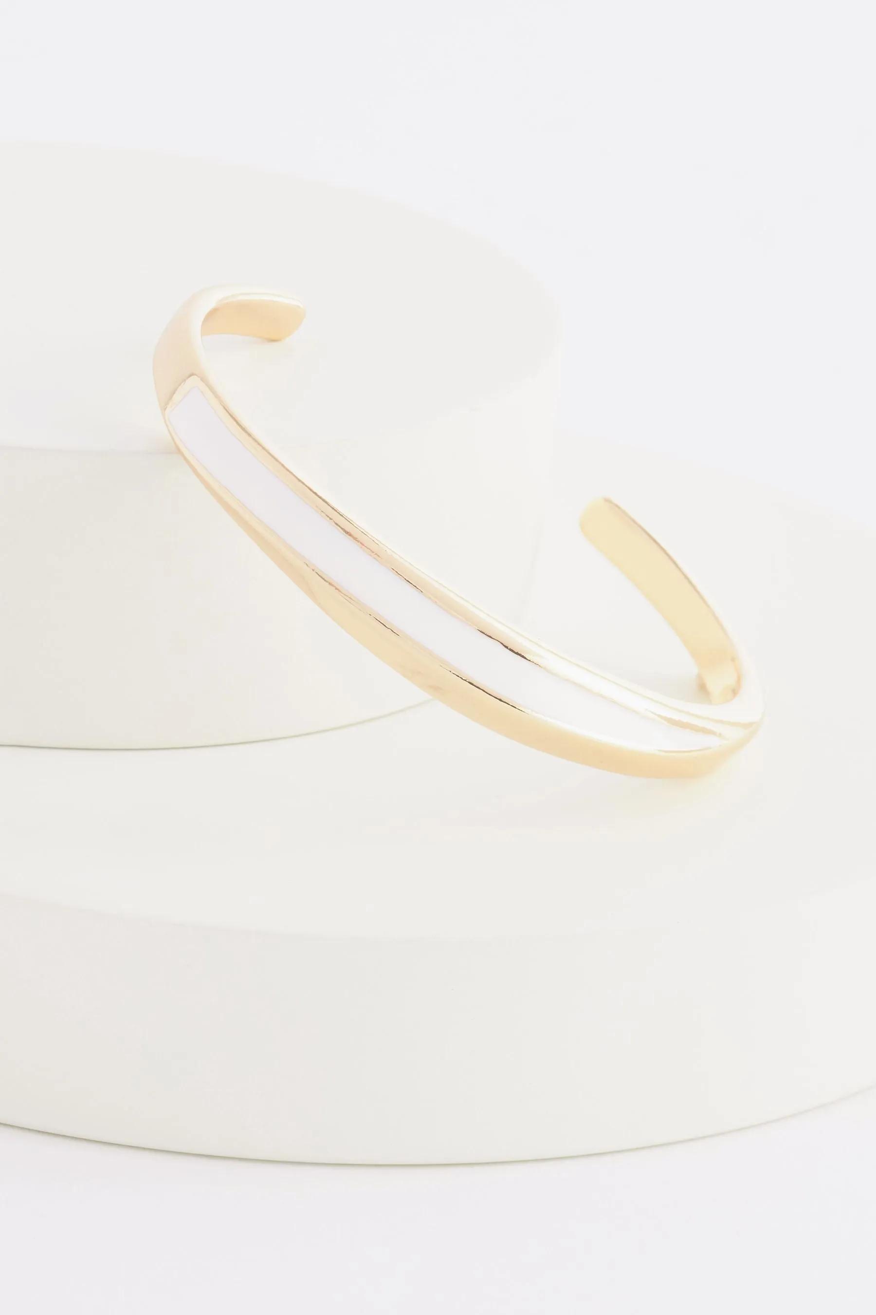Dorato  - Bracciale intrecciato smaltato