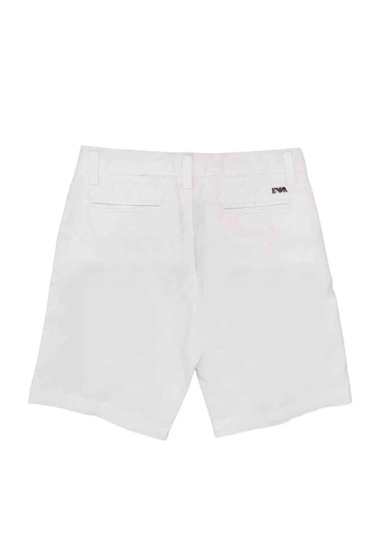 Emporio Armani bermuda bianco bambino in cotone