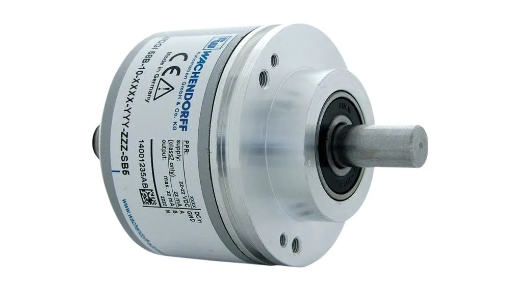 Encoder rotativo Wachendorff, 1024ppr impulsi giro , dia. albero 10mm, uscita HTL