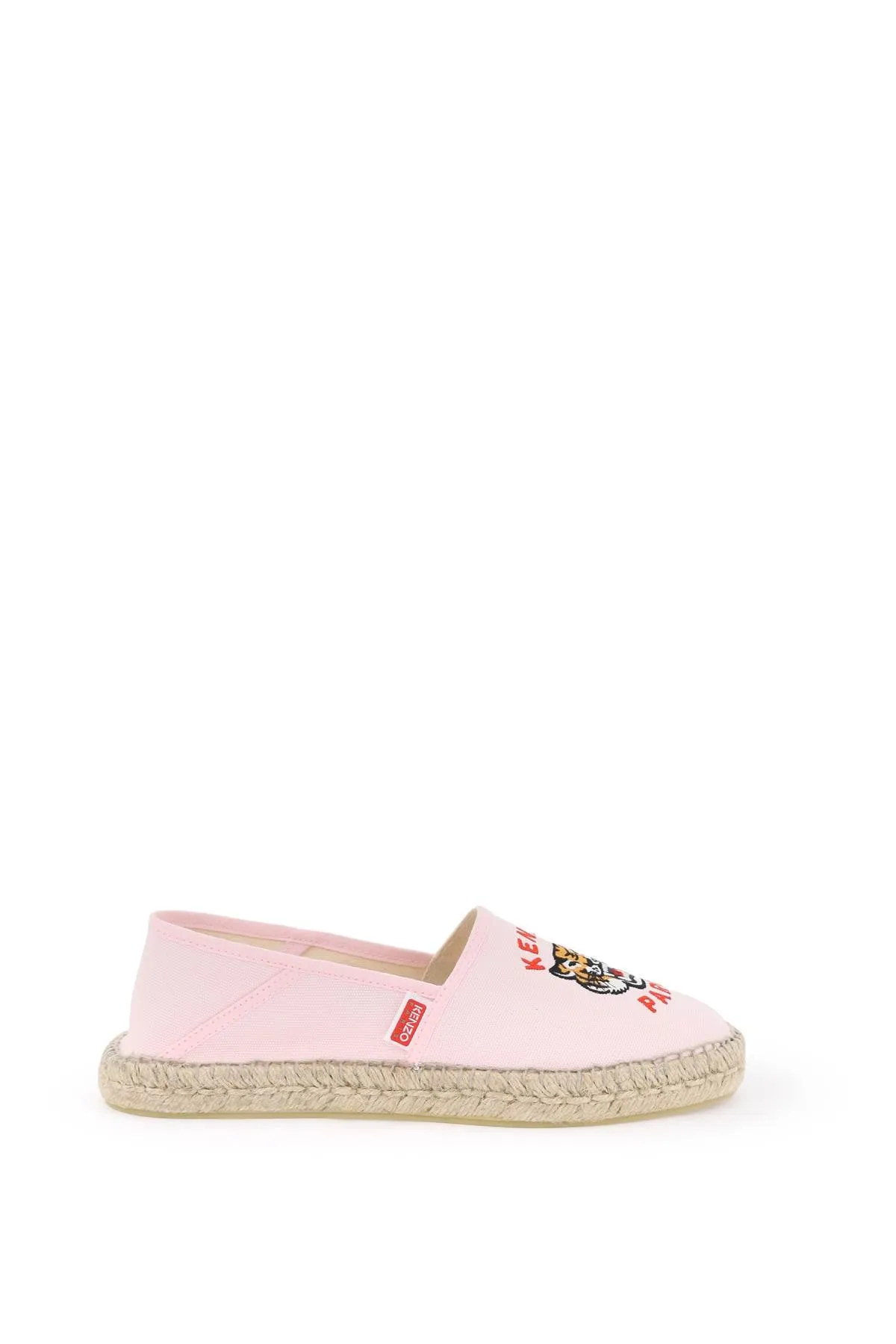 Espadrillas In Tela Con Ricamo Logo