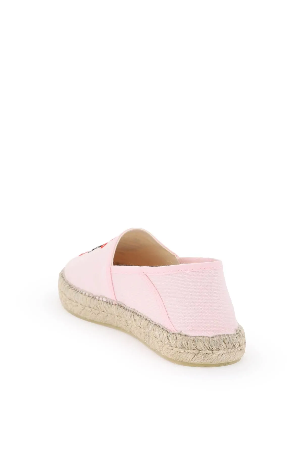 Espadrillas In Tela Con Ricamo Logo