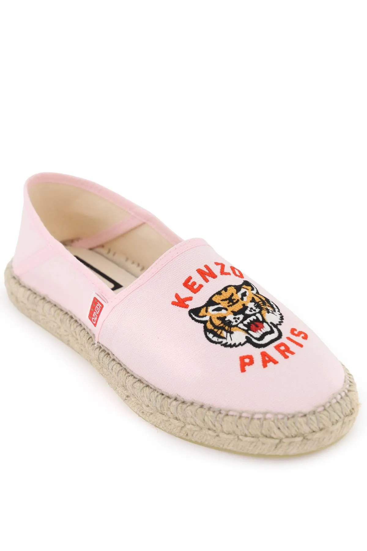 Espadrillas In Tela Con Ricamo Logo