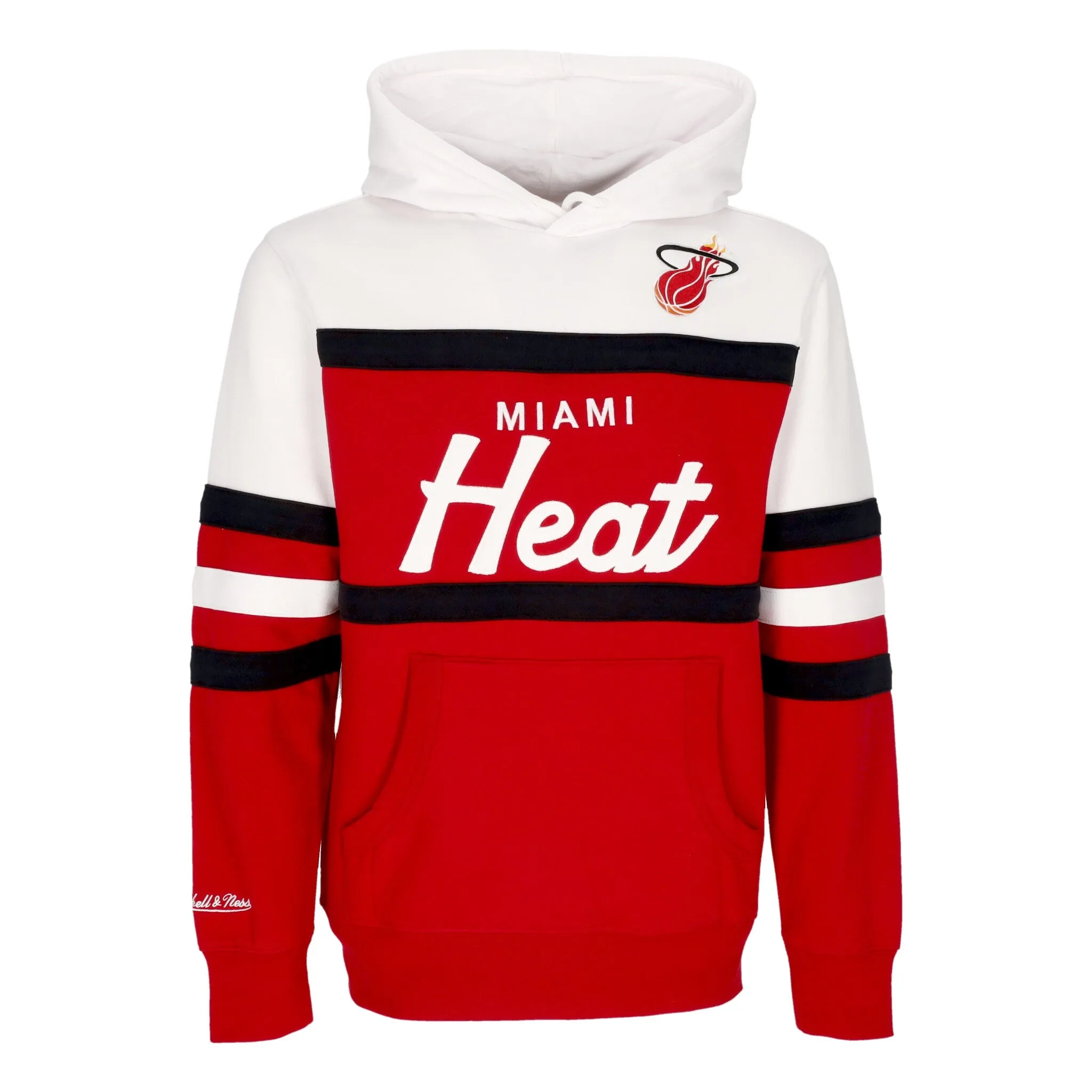 Felpa Cappuccio Uomo Nba Head Coach Hoodie Miahea Original Team Colors
