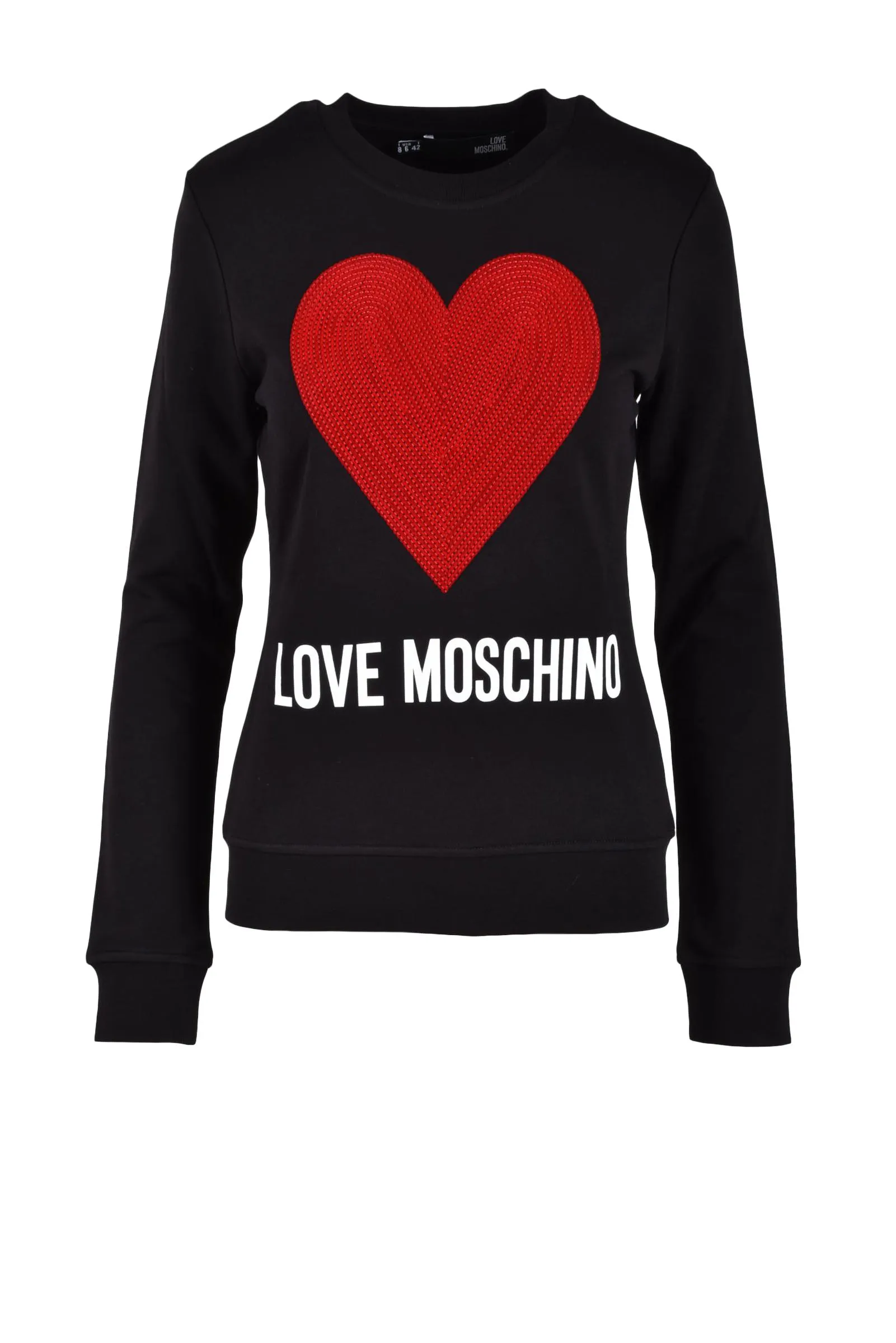 Felpa con cappuccio Love Moschino  Nero