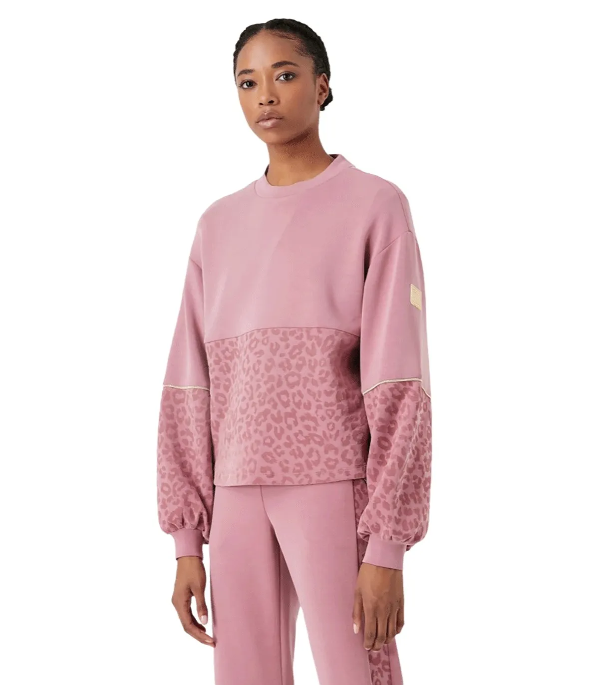 Felpa Crop Donna Emporio Armani EA7