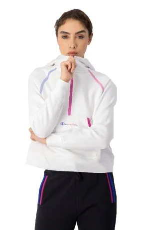 Felpa Donna con Cappuccio Half-Zip