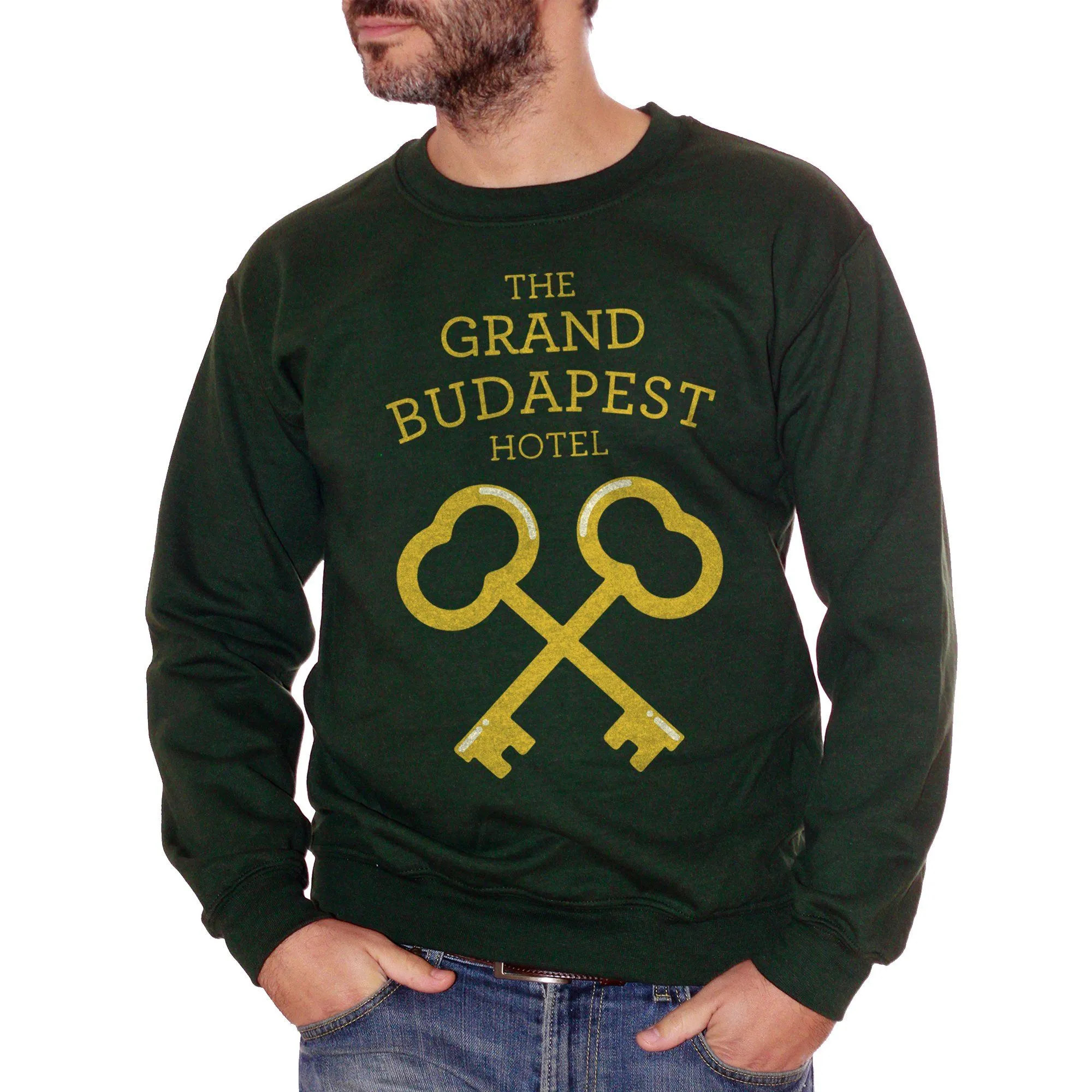 Felpa Girocollo Grand Budapest Hotel Chains Logo - FILM