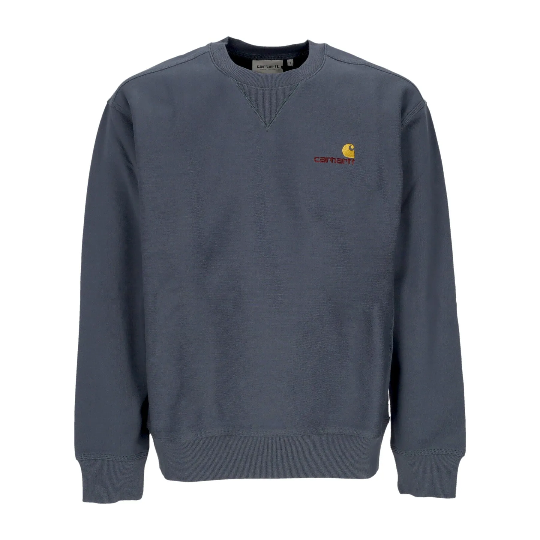 Felpa Girocollo Uomo American Script Sweat Ore