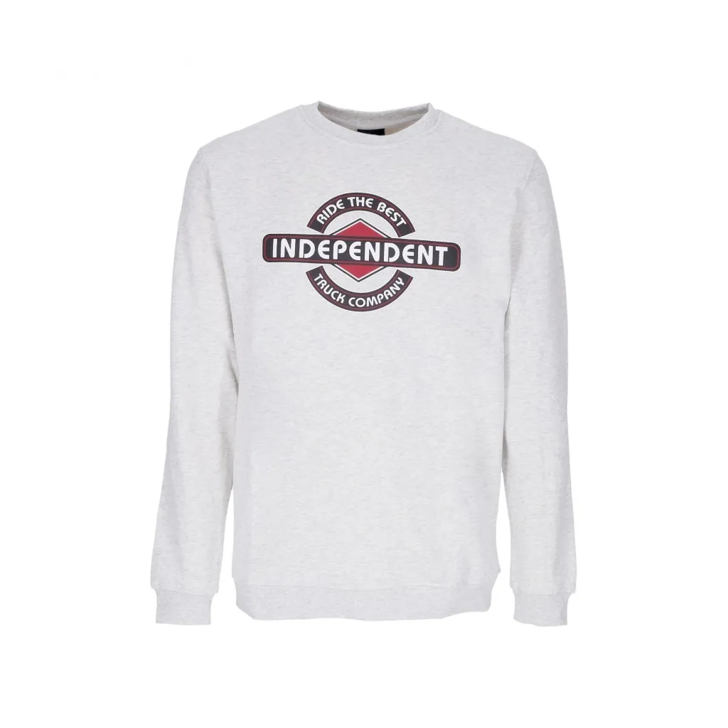 felpa girocollo uomo rtb bar crew ATHLETIC HEATHER