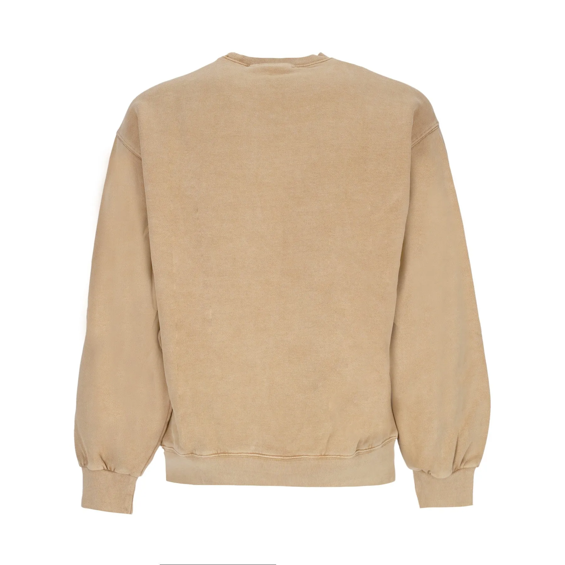 Felpa Girocollo Uomo Vista Sweat Dusty H Brown Garment Dyed