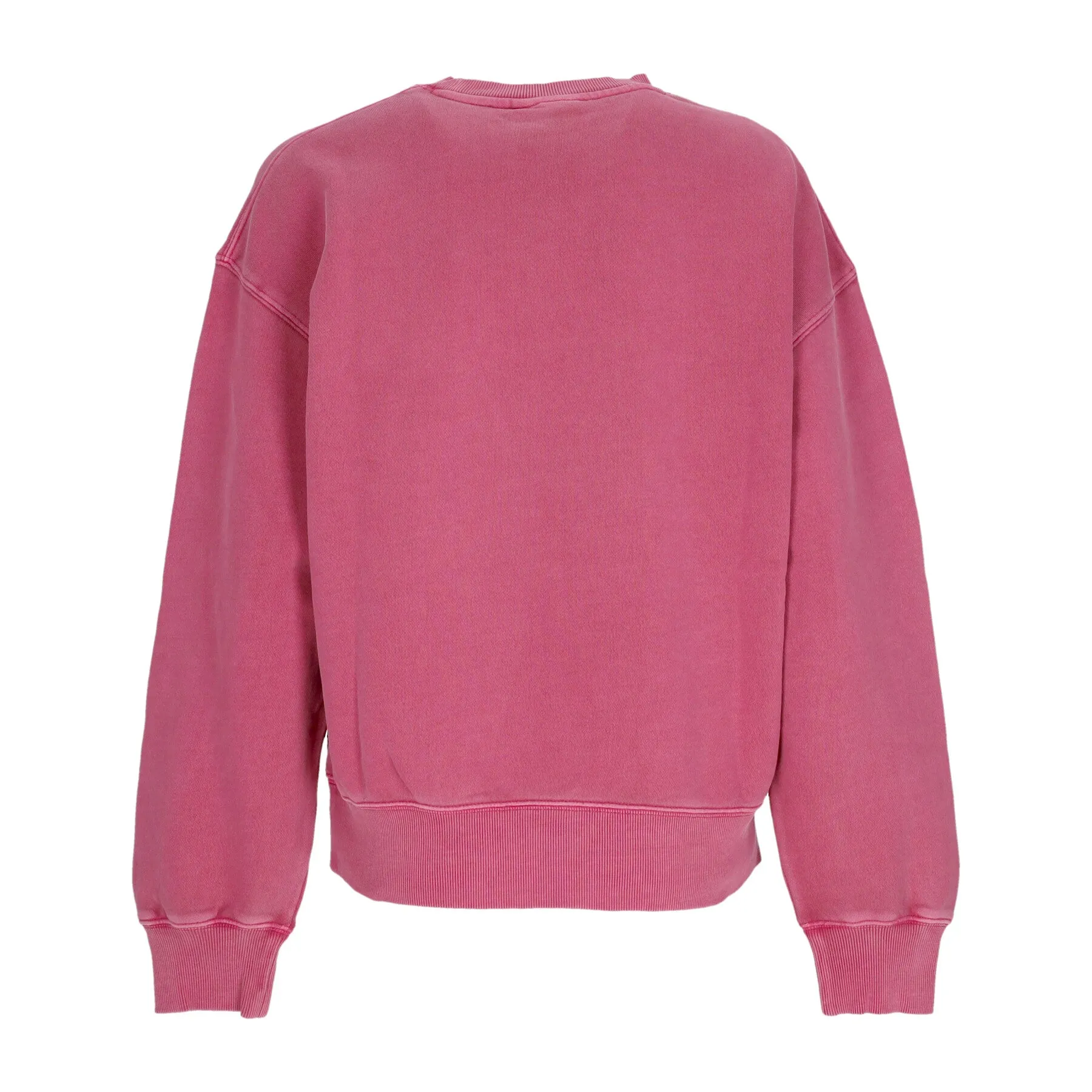 Felpa Leggera Girocollo Donna W Nelson Sweat Magenta Garment Dyed