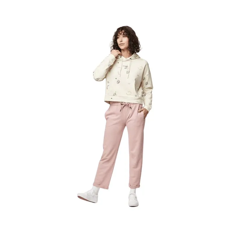 Felpa Picture NERIS CROP HOODIE (Bloom Print) Donna