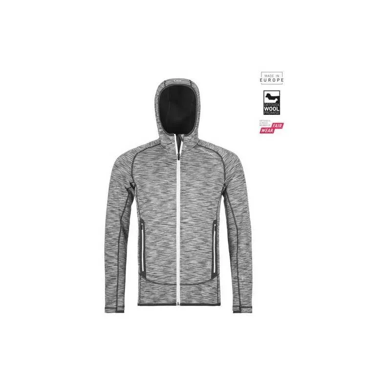 FLEECE SPACE DYED HOODY M Giacca in pile uomo