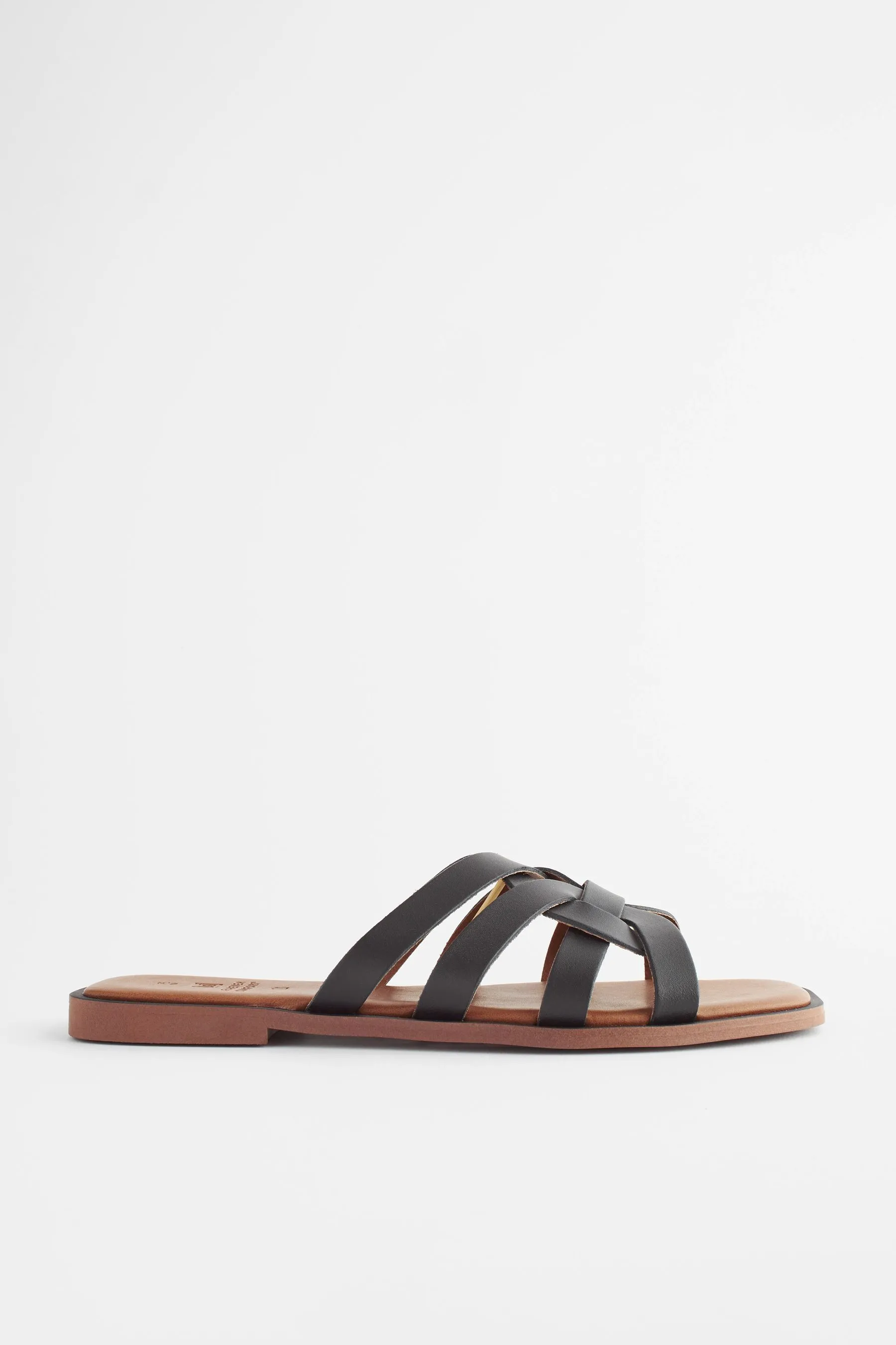 Forever Comfort® - Sabot in pelle a reticolo Sandali    