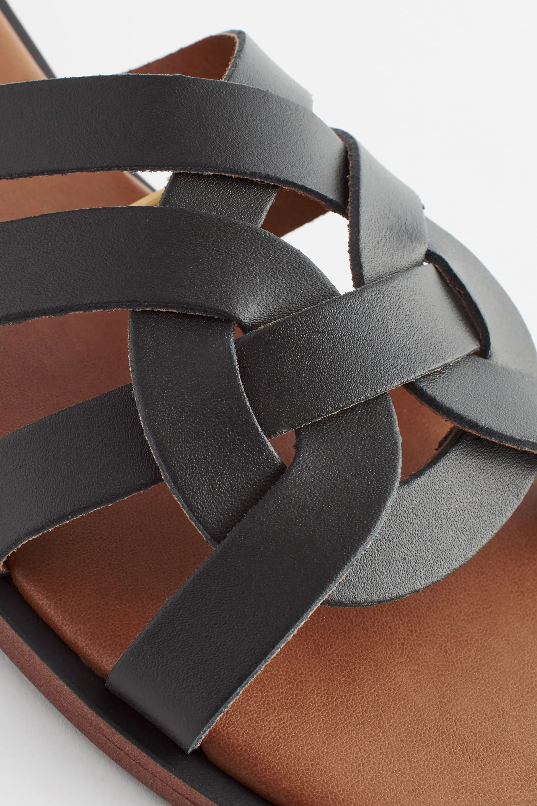 Forever Comfort® - Sabot in pelle a reticolo Sandali    
