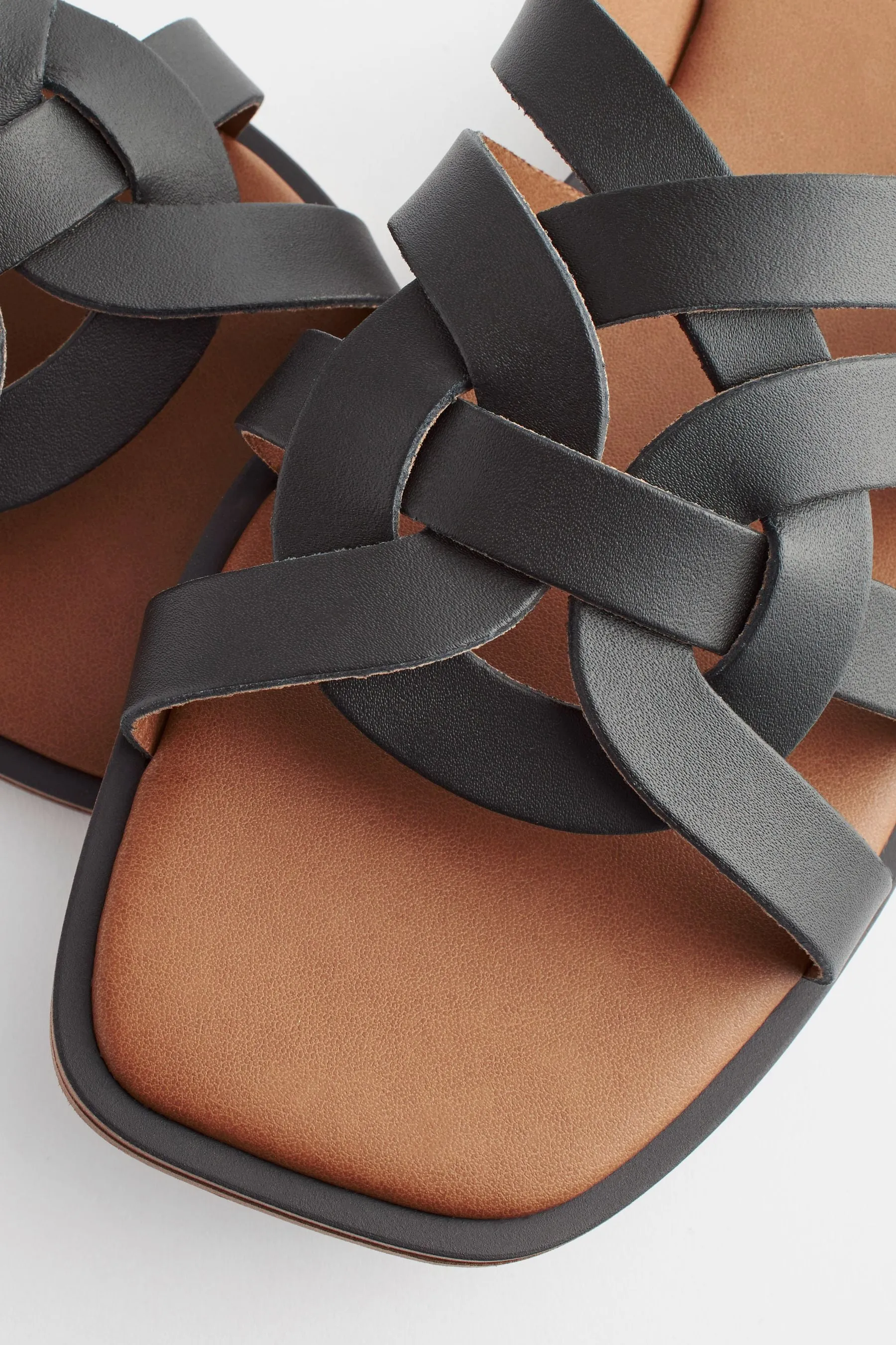 Forever Comfort® - Sabot in pelle a reticolo Sandali    