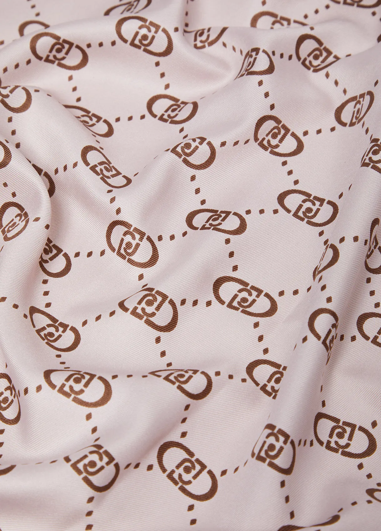 Foulard con stampa patchwork