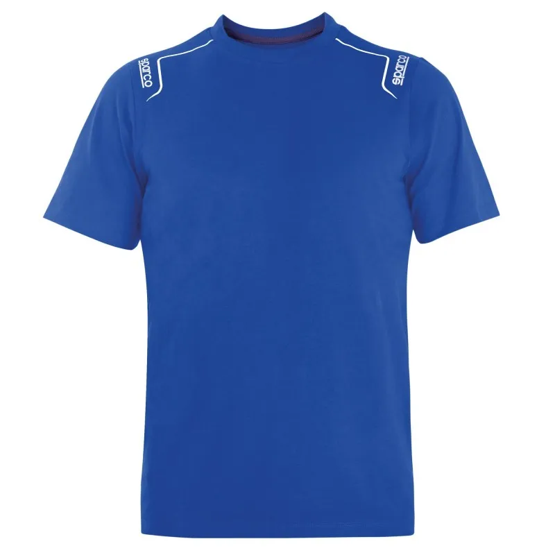 Fuori tutto- T-shirt Maglietta Elasticizzata TRENTON Sparco in cotone - Royal taglia 2XL