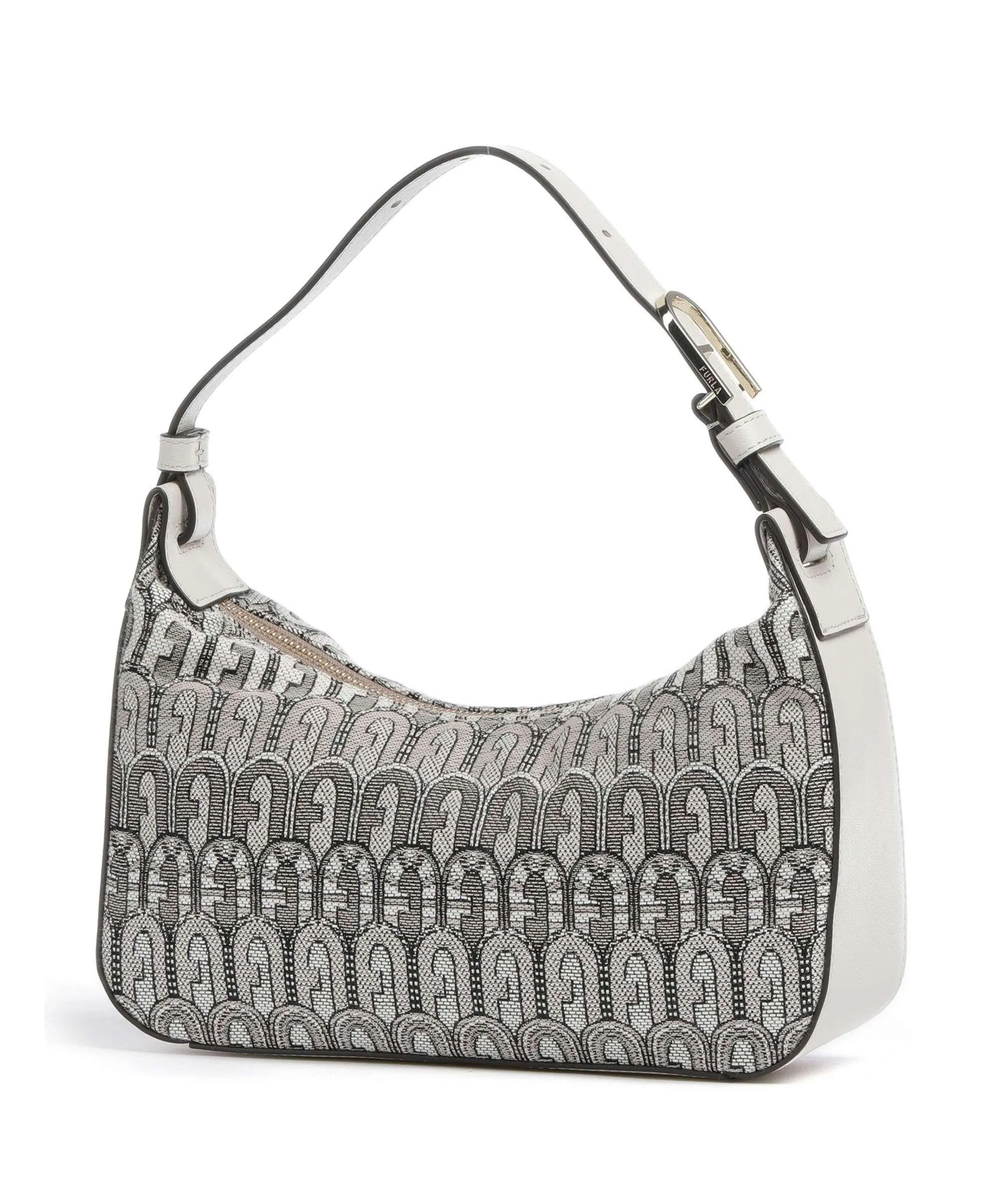  Furla Flow S Borsa a spalla tissu beige  