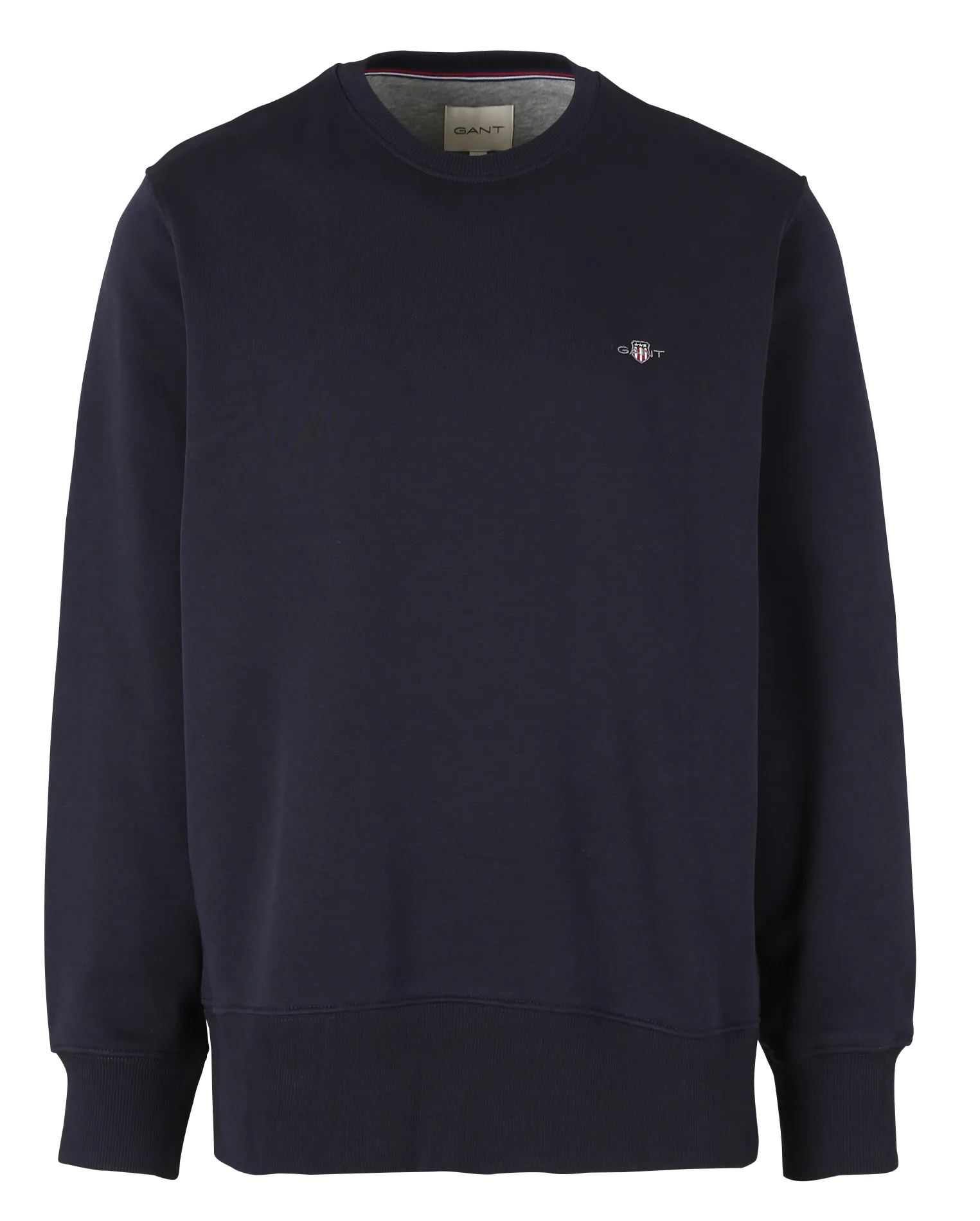  GANT   Felpa scollo tondo in misto cotone | Blu