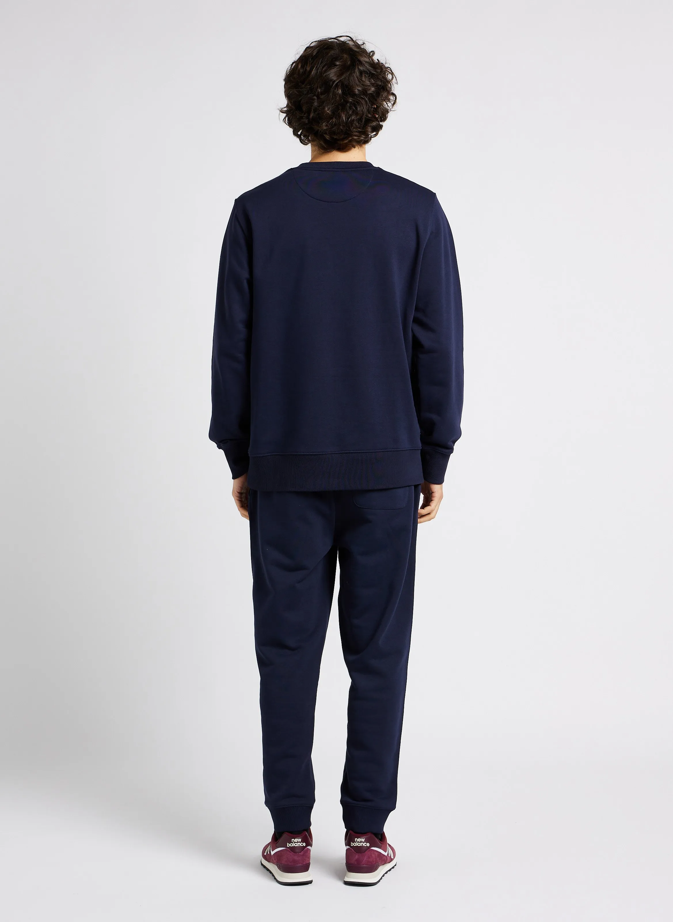  GANT   Felpa scollo tondo in misto cotone | Blu